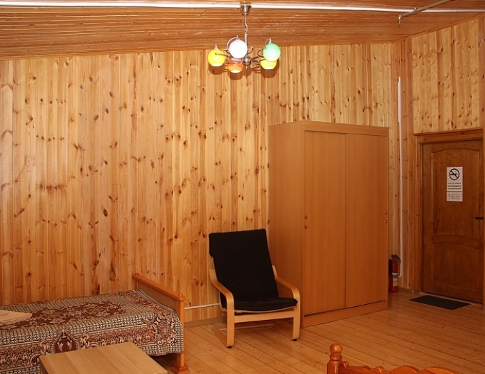 Студия 3-местная DBL+1,5-спальная кровать в корпусе №2 - Загородный отель «Ателика Улиткино»