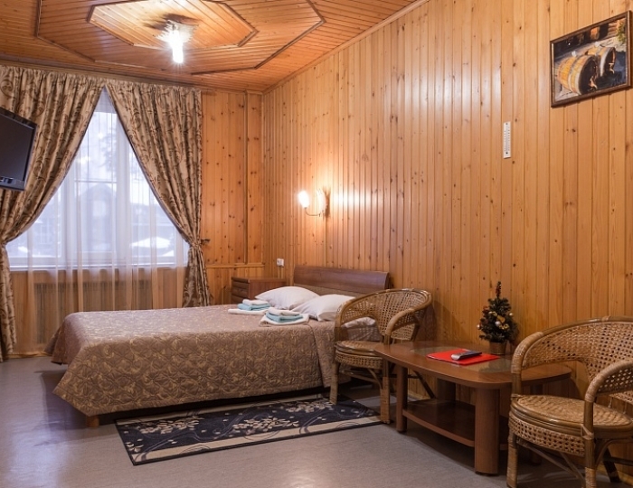 Студия 4-местный 2-комнатный DBL+TWIN в корпусе№1 - Загородный отель «Ателика Улиткино»